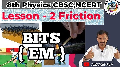 8th class CBSC Bits from FRICTION lesson for all exams  part - 1