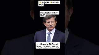 . Ahmet Davutoğlu Kimdir? Kısa Biyografi
