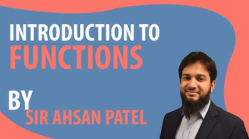 MCAT AKU Basic Math - Functions Lecture 12 - Sir Ahsan Abdullah Patel