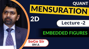 Mensuration by SoGo Video Lecture - 2 ll Embedded Figures ll QUANT FOR CAT || MissionCAT