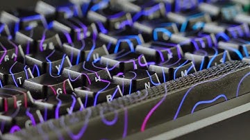 XVX Topographic New Version Pattern Shine-Through OEM Profile IMD-Tech Keycap Set  (black)