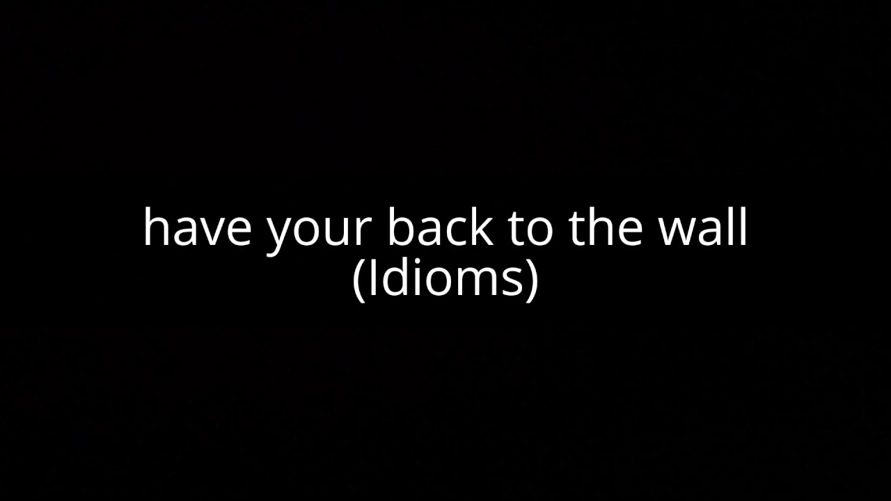 Idioms Off The Wall