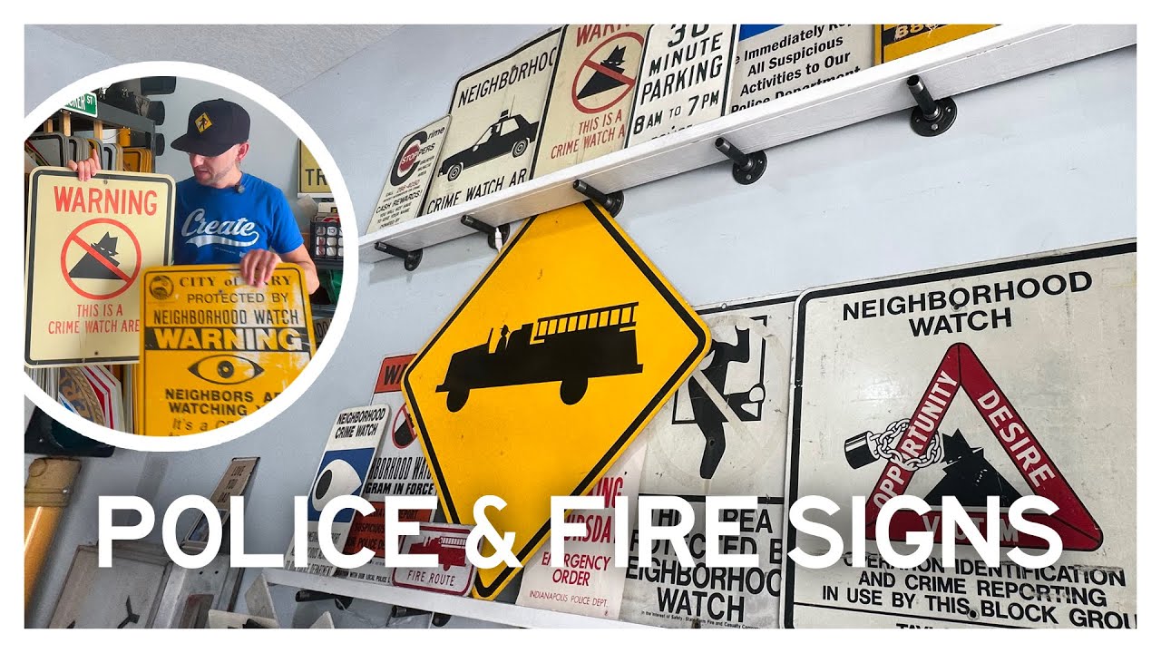 Все знаки полиции, пожарной охраны и охраны порядка из моей коллекции