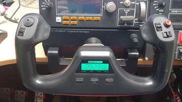 FS2020 Modified Saitek Yoke (reinforced handle, Leo Bodnar board)