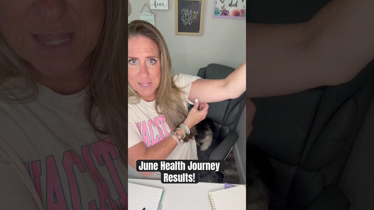 June health journey results! #missionhope #health #perimenopause