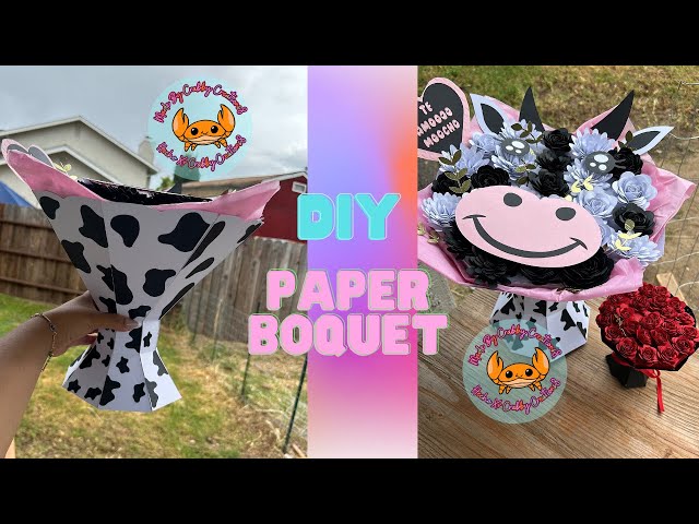 DIY: Mini Paper Boquet, Como armar Mini Ramo Buchón de papel 