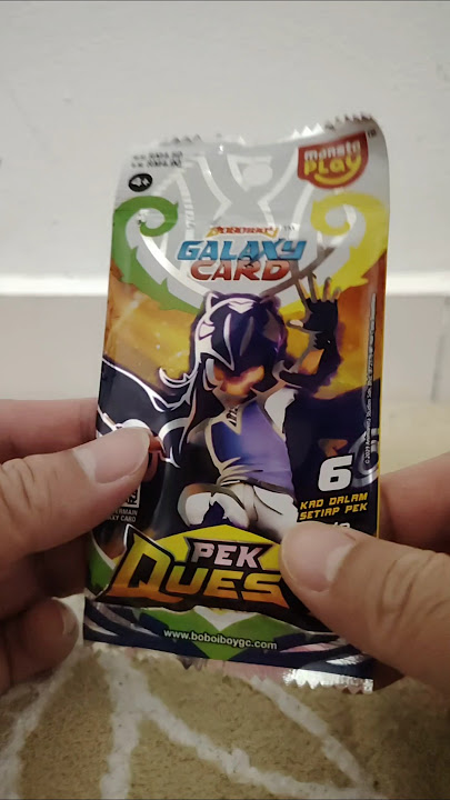 Ketagihan BOBOIBOY GALAXY PEK QUEST 2/9 #boboiboy #boboiboygalaxy #cardgame #animonsta #fypage #tcg