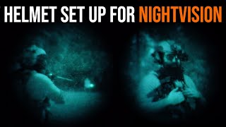 How to Setup your Helmet for Night Vision