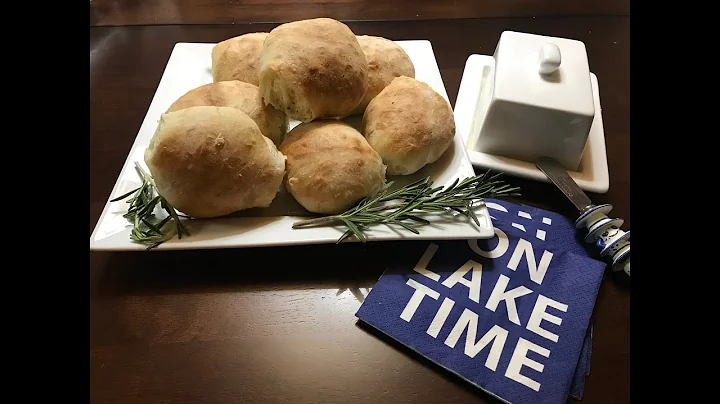 How To Bake No-Knead Rosemary Rolls (5)