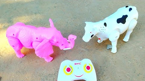 Remote control elephant 🐘 unboxing & remote control Cow 🐄 unboxing || 🔥🔥