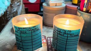 Update on CDN7 Wick Test in Coconut Apricot Wax &amp; CB2 with Black Tie Barn Cocobutter Cashmere