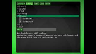 Setting Xenia on Xbox Series X/S 