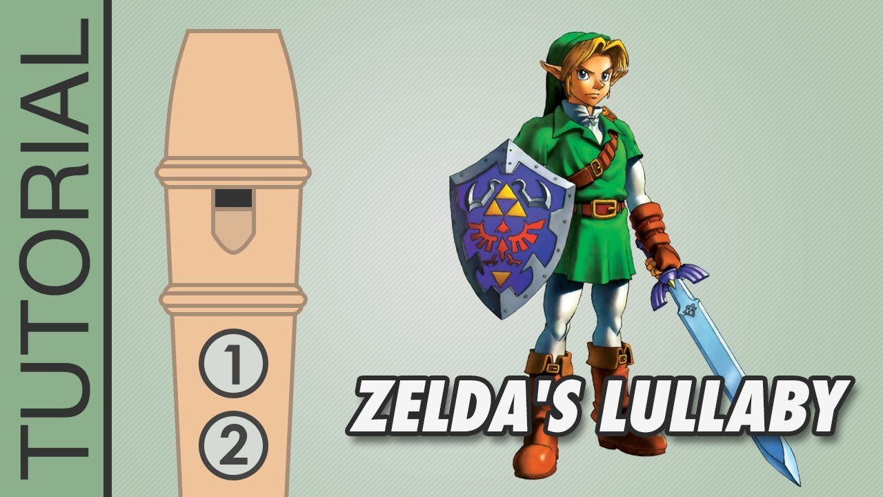 Zelda's Lullaby - Recorder Notes Tutorial - Zelda Ocarina of Time 