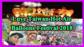 Hot Air Balloons Festival 2018 Luye Taitung Taiwan , ,