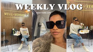 NYC Vlog, more shopping | Zara|H&M, attending events, come with me!