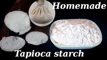 How to make Tapioca Starch | Tapioca Powder Recipe | Tapioca Starch Recipe