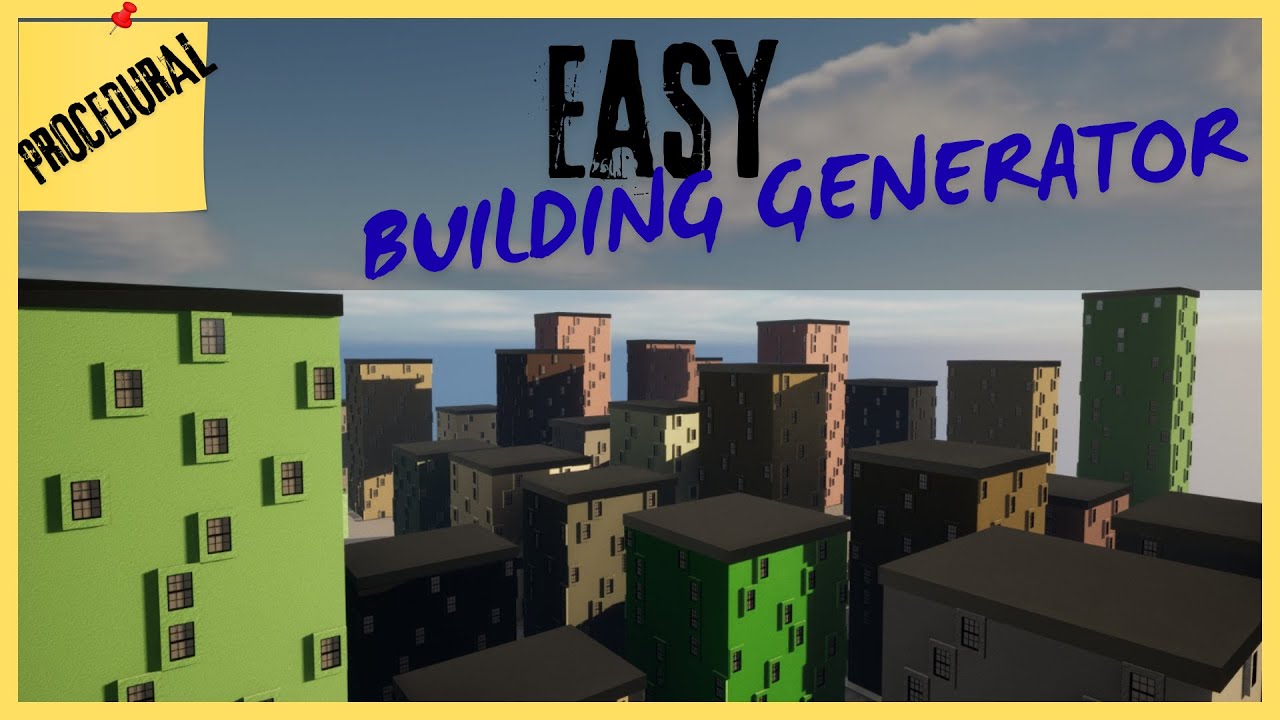 Easy Procedural Building Generator - YouTube