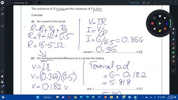 ELECTRIC CURRENT Paper2 Qs Part 04 - A LEVEL PHYSICS 9702