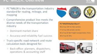 PC*MILER 27 Overview