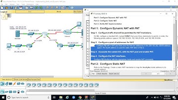 9.2.3.6 Packet Tracer - Implementing Static and Dynamic NAT