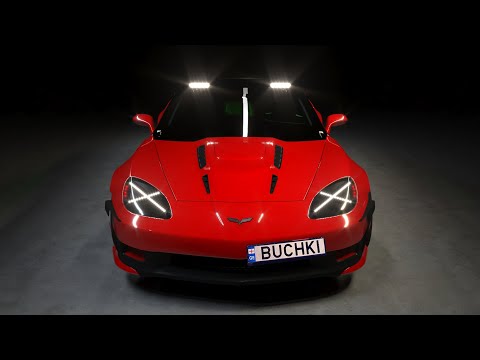 ვახო ხურციძის Drift Corvette-ის დიზაინის 1 ვარიანტი (ბუჩქი)