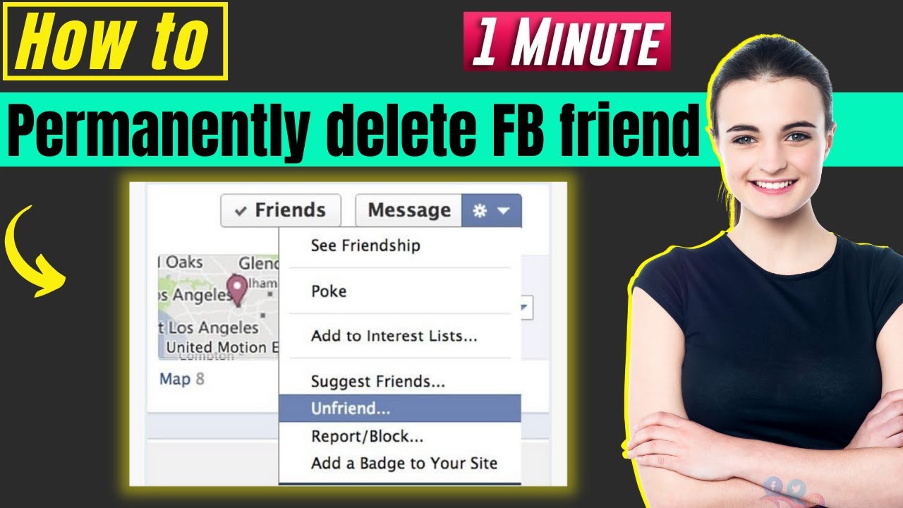 How to permanently delete facebook friend 2024 | Remove a friend on FB - YouTube