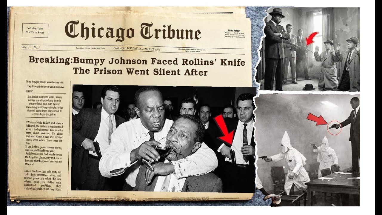 Bumpy Johnson Faced Rollins’ Knife — The Prison Went Silent After