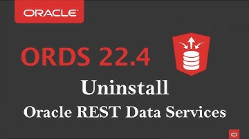 How to Uninstall ORDS 22.4 || Remove ORDS