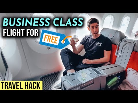 How to FLY BUSINESS CLASS for FREE?! TRAVEL HACK to fly in LUXURY for CHEAP!