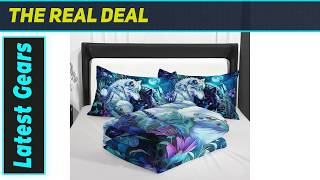 Nttopship Wolf Print Comforter Set: Amazing Comfort & Style!