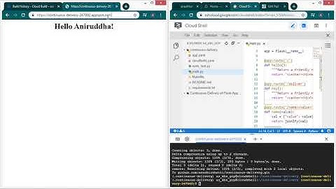 Continuous Delivery of Flask Application on Google Cloud Platform (GCP)