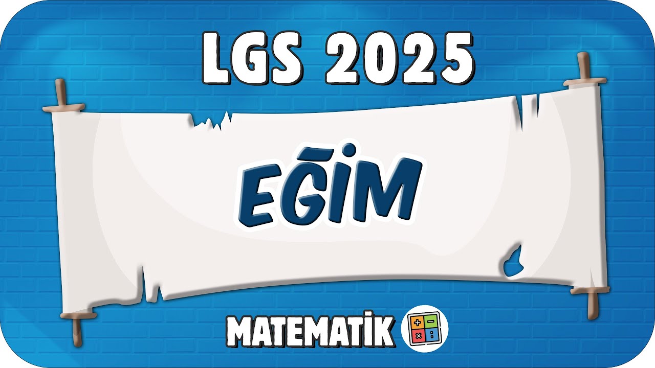 Eğim 📘 8. Sınıf Matematik #2025LGS