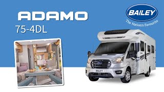 Motorhome tour: Bailey Adamo 75-4DL (2024)