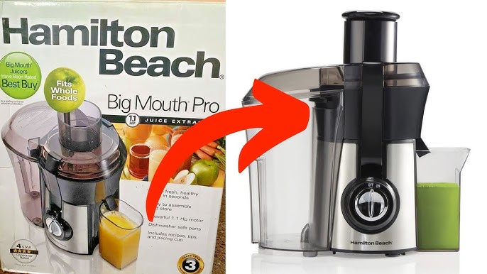 Hamilton Beach Big Mouth Juice Extractor Black 67601 - Best Buy