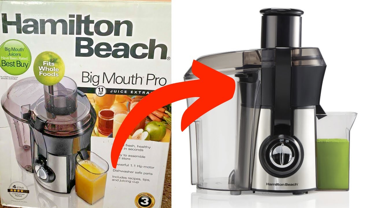 Hamilton Beach 15" Big Mouth Juice Extractor Juicer 800 WATT