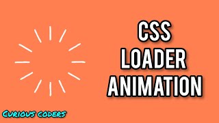 How to make a Loader in HTML & CSS | Website Loading Animation