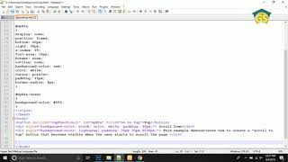 Create Scroll Top Button using HTML CSS  JS