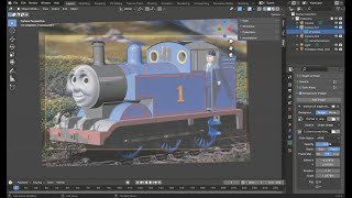 Blender 'Angle Matching' Tutorial - Line Up Your 3D Models To Photos - Gauge 1 Thomas
