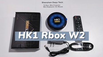 HK1 Rbox W2 Android 11 TV box
