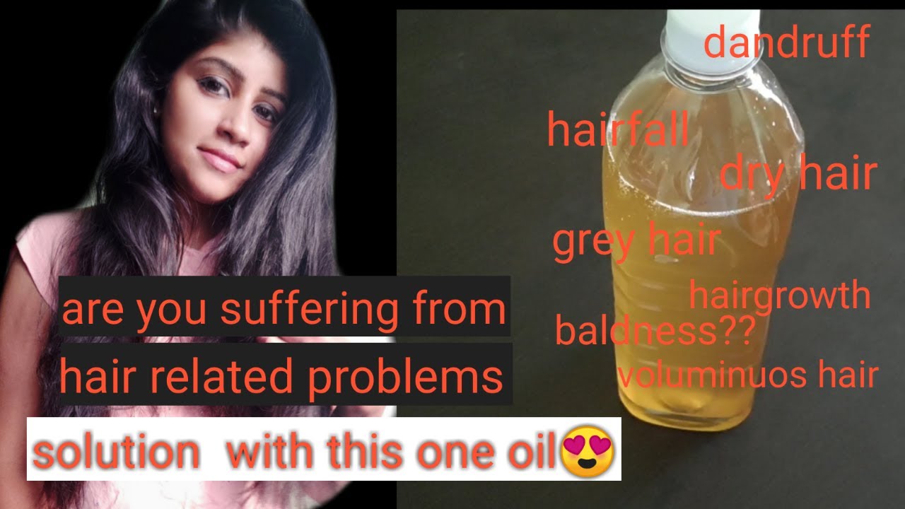 Hair oil for hairgrowth homemade in tamil YouTube