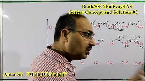Series  Concept, Technique and Solution 03  Shortcut Tricks  By Amar Sir  Bank SSC Railway IAS