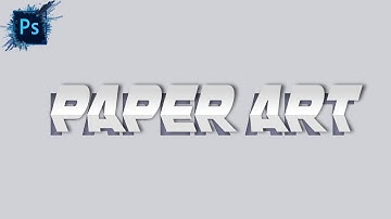 3D Paper Cut Text Effect in Photoshop l Photoshop Tutorials
