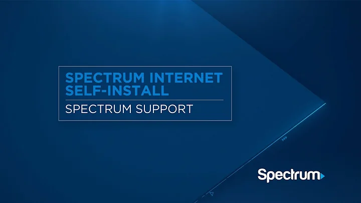 Self-Installation: Internet