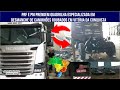 PRF e PM prendem quadrilha especializada em desmanche de caminhões roubados em Vitória da Conquista