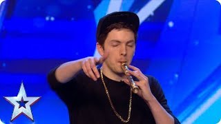 Recorda Boi puts a whole NEW SPIN on playing the recorder! | Auditions | BGMT 2018