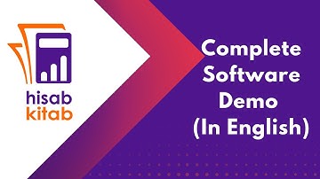 hisabkitab Accounting Software Full Demo in English | GST, Invoicing, Inventory & AI Features