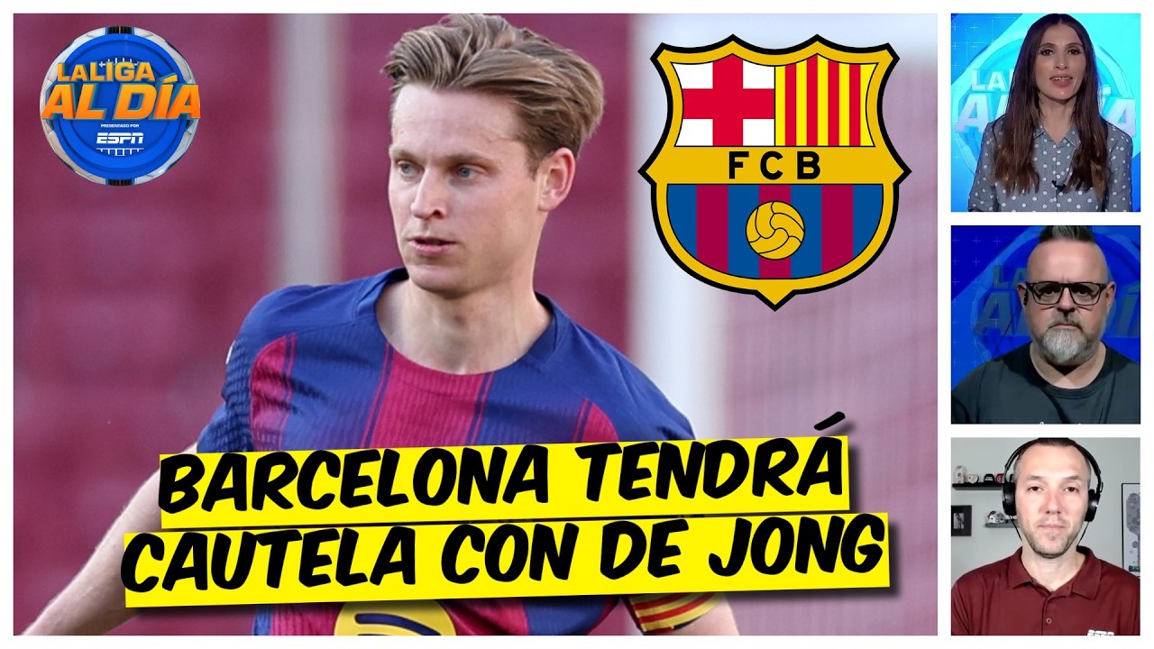 La LESIÓN de Frenkie de Jong GOLPEA al BARCELONA. ¿Cómo lo reemplazan? | La Liga Al Día