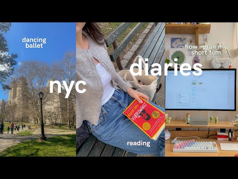 day in my life as a film student in nyc | reading, dancing ballet, organization tips