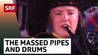 The Massed Pipes and Drums | Basel Tattoo 2017 | SRF