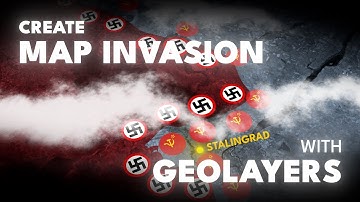 How to Create Map Invasion Animation in After Effects | Geolayers Tutorial (Battle of Stalingrad)